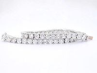 Witgouden armband met briljant geslepen diamanten 9.00 carat - afbeelding 1 van  13