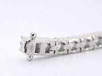 Witgouden armband met briljant geslepen diamanten 9.00 carat - afbeelding 3 van  13