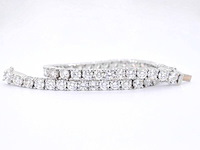 Witgouden armband met briljant geslepen diamanten 9.00 carat - afbeelding 1 van  13