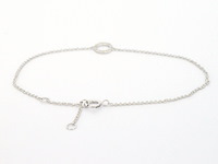 Witgouden armband met diamant - afbeelding 3 van  6