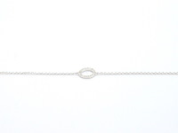 Witgouden armband met diamant - afbeelding 5 van  6