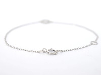 Witgouden armband met diamant - afbeelding 3 van  8