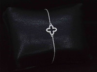 Witgouden armband met diamant - afbeelding 3 van  9