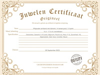 Witgouden armband met diamant - afbeelding 3 van  8