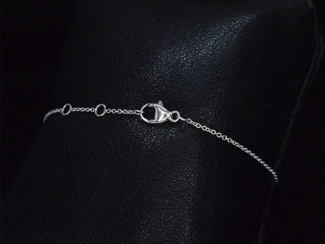 Witgouden armband met diamant - afbeelding 7 van  8