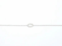 Witgouden armband met diamant - afbeelding 3 van  6