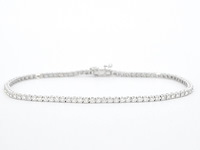 Witgouden armband met diamanten 1.20 carat - afbeelding 1 van  9