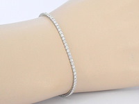 Witgouden armband met diamanten 1.20 carat - afbeelding 2 van  9