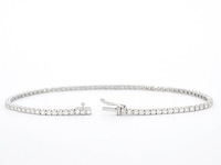 Witgouden armband met diamanten 1.20 carat - afbeelding 4 van  9