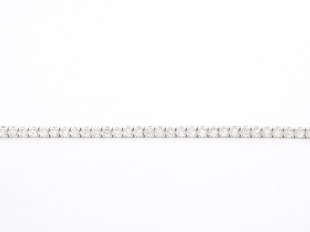 Witgouden armband met diamanten 1.20 carat - afbeelding 5 van  9