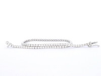 Witgouden armband met diamanten 1.20 carat - afbeelding 6 van  9