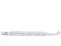 Witgouden armband met diamanten 2.30 carat - afbeelding 4 van  7