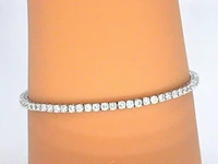 Witgouden armband met diamanten 3.50 carat - afbeelding 3 van  10