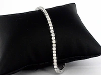 Witgouden armband met diamanten 3.50 carat - afbeelding 5 van  10