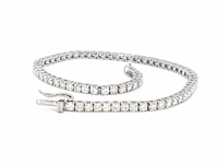 Witgouden armband met diamanten 3.50 carat - afbeelding 8 van  10
