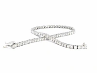 Witgouden armband met diamanten 3.50 carat - afbeelding 9 van  10