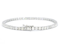 Witgouden armband met diamanten 5.40 carat - afbeelding 4 van  9