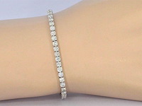 Witgouden armband met diamanten 6.50 carat - afbeelding 4 van  11