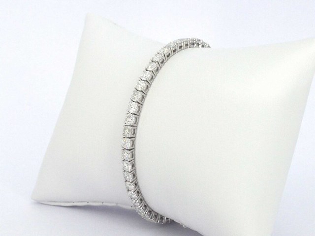Witgouden armband met diamanten 6.50 carat - afbeelding 5 van  11