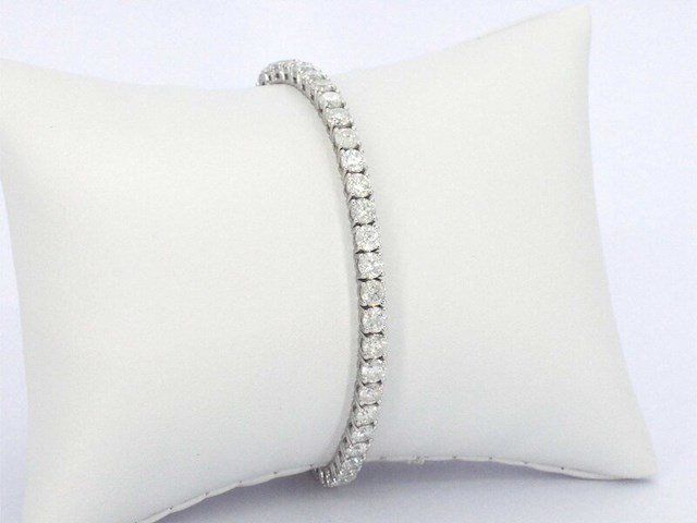 Witgouden armband met diamanten 6.50 carat - afbeelding 6 van  11