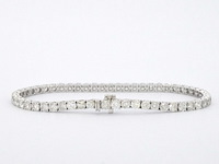 Witgouden armband met diamanten 6.50 carat - afbeelding 7 van  11