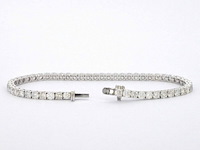 Witgouden armband met diamanten 6.50 carat - afbeelding 8 van  11