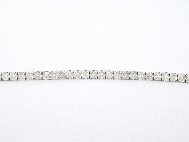 Witgouden armband met diamanten 6.50 carat - afbeelding 10 van  11