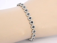Witgouden armband met diamanten en briljanten 5.80 carat - afbeelding 2 van  8