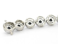 Witgouden armband met diamanten en briljanten 5.80 carat - afbeelding 6 van  8