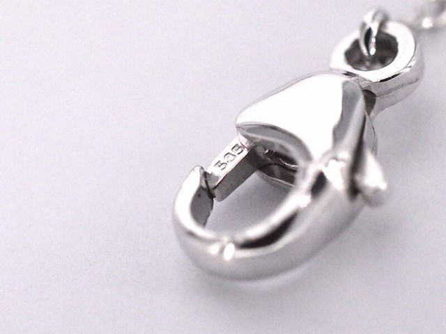 Witgouden armband met diamanten hartje 0.10 carat - afbeelding 6 van  6