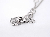 Witgouden armband met diamanten - afbeelding 7 van  7