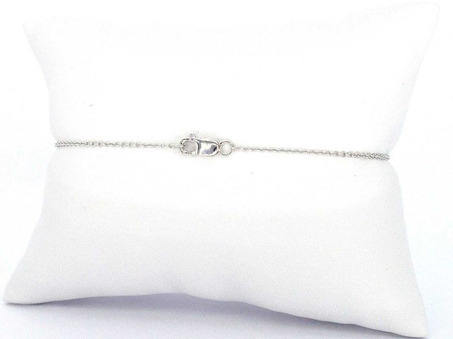 Witgouden armband met diamanten - afbeelding 5 van  6