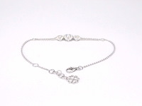 Witgouden armband met diamanten - afbeelding 4 van  8