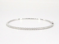 Witgouden armband met diamanten - afbeelding 1 van  11