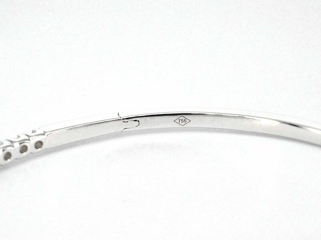 Witgouden armband met diamanten - afbeelding 10 van  11