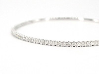 Witgouden armband met diamanten - afbeelding 11 van  11