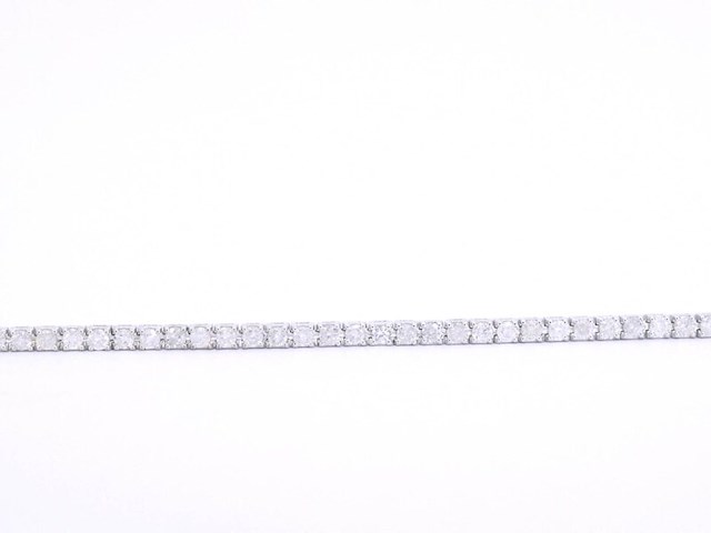 Witgouden armband met natuurlijke diamanten 2.30 carat - afbeelding 5 van  8