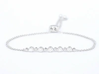 Witgouden armband met natuurlijke diamanten