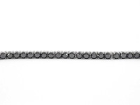 Witgouden armband met zwarte diamanten 21.00 carat - afbeelding 6 van  7