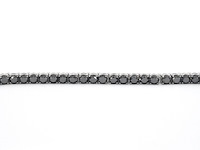 Witgouden armband met zwarte natuurlijke diamanten 21.00 carat - afbeelding 5 van  8