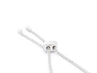 Witgouden armband natuurlijke diamanten - afbeelding 5 van  7