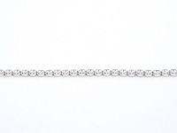 Witgouden armband vol met diamanten gezet - afbeelding 5 van  9