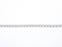 Witgouden armband vol met diamanten gezet - afbeelding 5 van  7