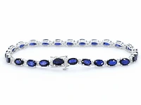 Witgouden armband zwarte diamant 6.00 ct - afbeelding 3 van  8