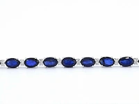 Witgouden armband zwarte diamant 6.00 ct - afbeelding 6 van  8