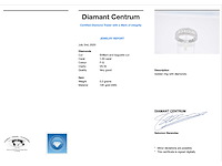 Witgouden bandring met vijf rijen diamanten 1.00 carat - afbeelding 2 van  4