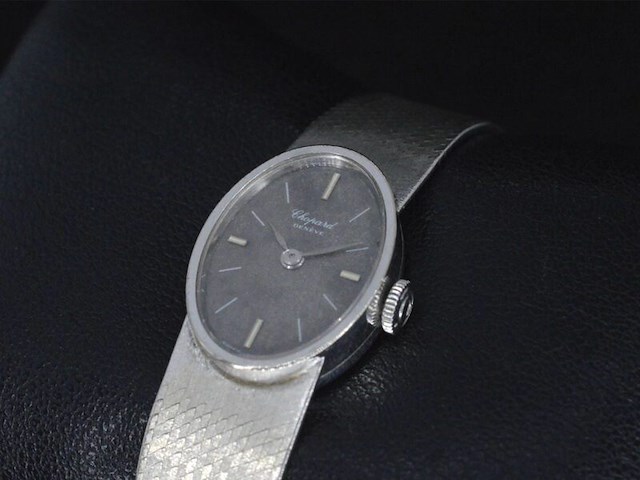 Witgouden chopard dameshorloge - afbeelding 4 van  5