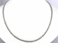 Witgouden collier briljant 5.80 ct