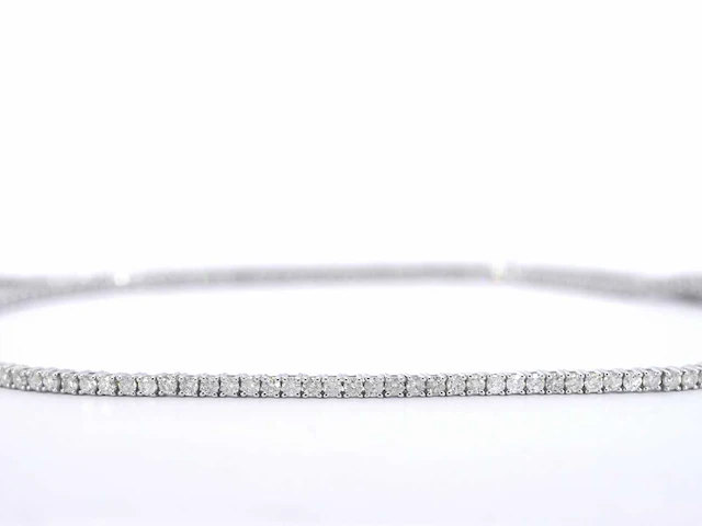 Witgouden collier briljant 5.80 ct - afbeelding 5 van  10