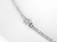 Witgouden collier briljant 5.80 ct - afbeelding 8 van  10